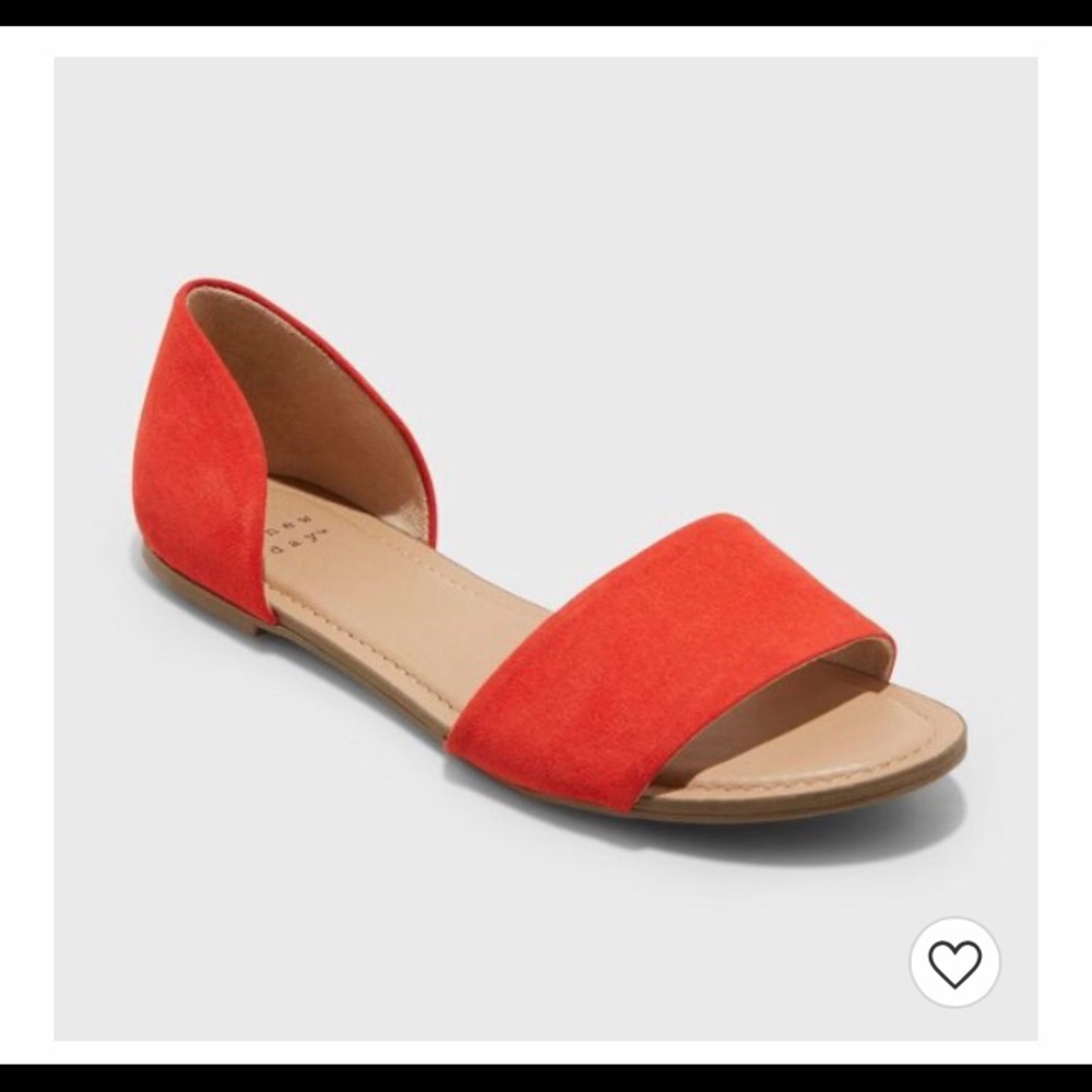 Red Target Sandals
